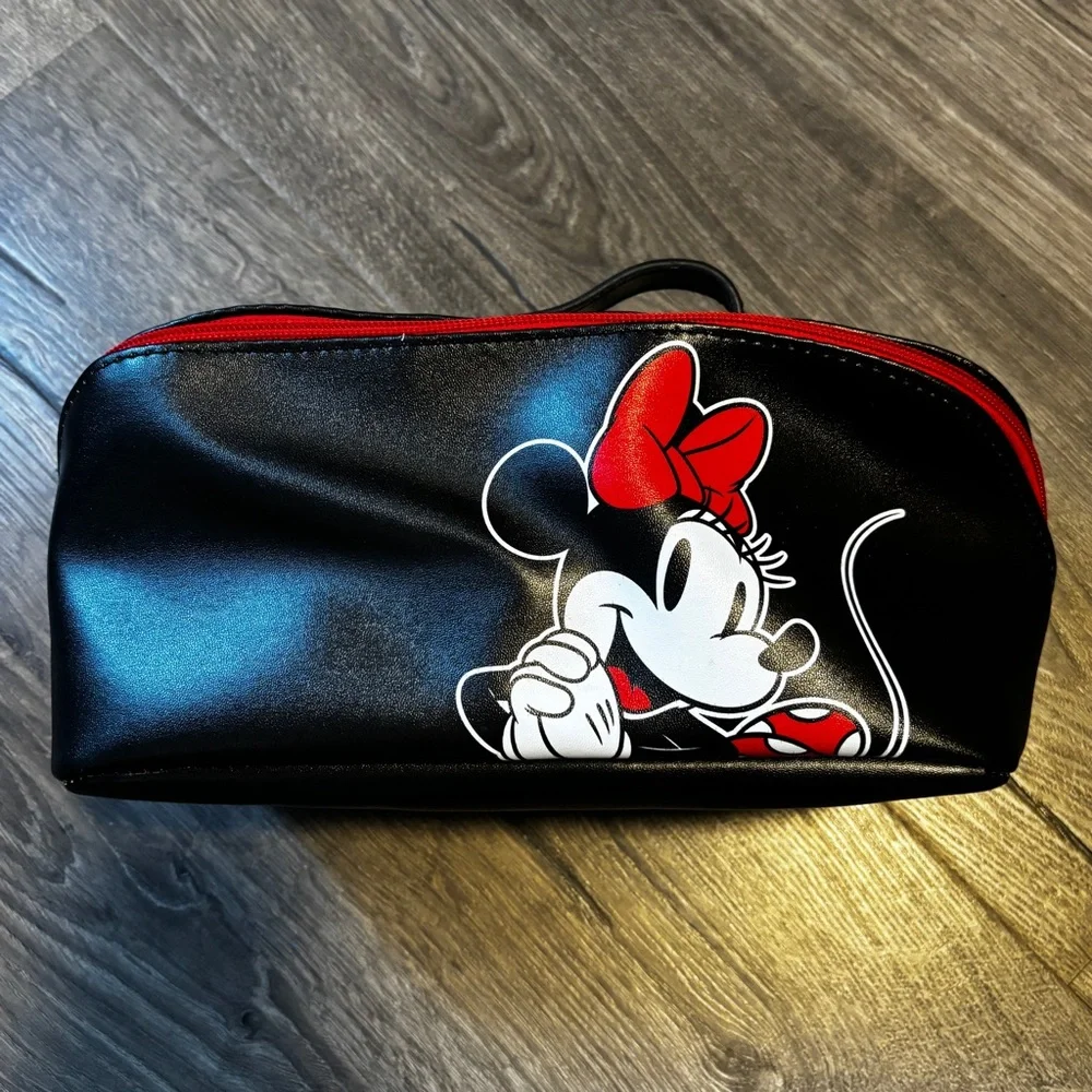 Disney Black and Red Minnie Mouse Cosmetic Bag
